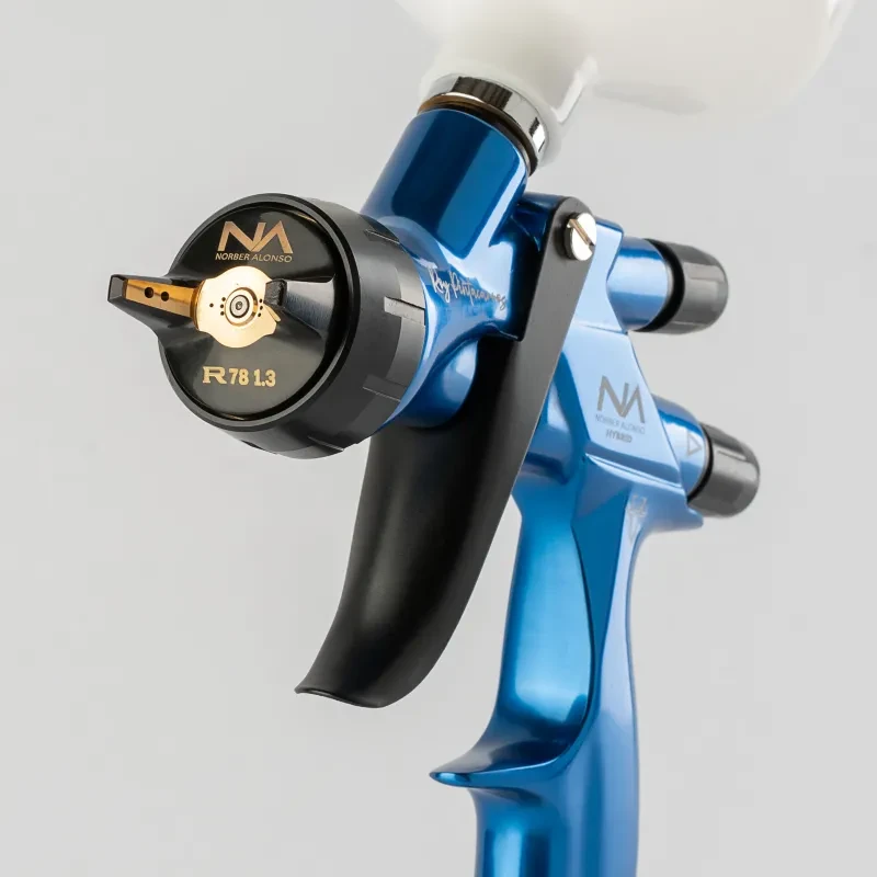 Pistola R78 Norber Alonso NA CSC ROY PINTACARROS, pistola de pintura profesional de alta gama para carroceria, perfecta para el taller.